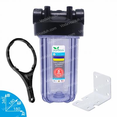 Purotek Big Blue 10" Clear - магистральный фильтр для холодной воды
